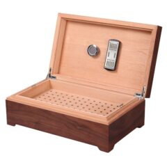 Wood-grain 120ct. Luxury Desktop Humidor
