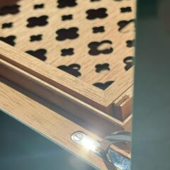 Carbon Fiber 120ct. Luxury Desktop Humidor