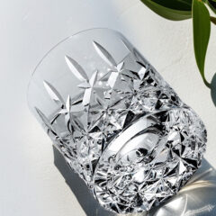 Sword Hand-engraved Crystal Whisky Glass