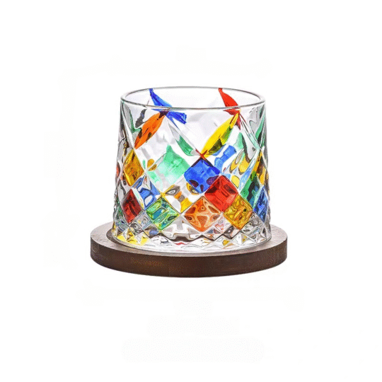 Gyro Rotating Whisky Glass