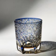 Sparkle Daisy Hand-engraved Crystal Whisky Glass