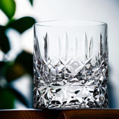 Sword Hand-engraved Crystal Whisky Glass