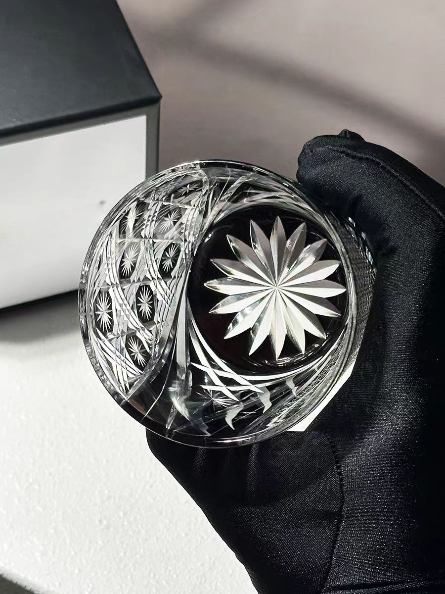 Dark Star Hand-engraved Crystal Whisky Glass