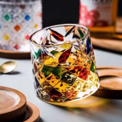 Gyro Rotating Whisky Glass