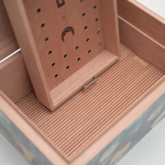 Chinese Myth – “Nuwa Mending the Heavens.” 75ct Luxury Desktop Humidor