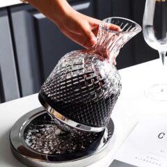 Gyro Shake Rotating Wine Decanter