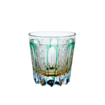 Striped Hand-engraved Crystal Whisky Glass