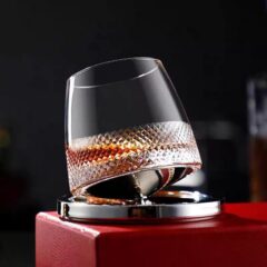 Gyro Rotating Whisky Glass